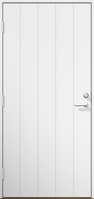 Ytterdörr Dala Dörren Klara 1090x2090mm höger vit ab6223